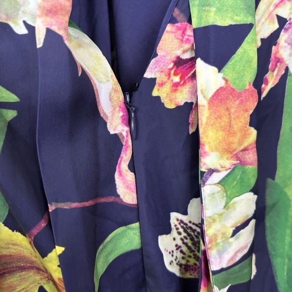 Karen Millen The Atelier High Neck Sleeveless Floral Jumpsuit Size 14 - Picture 7 of 10